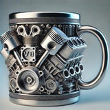Mechanický hrnek s motorem