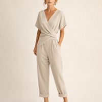 Magda™ | Elegantní křížený overal