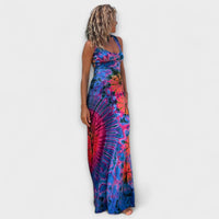 Ronja - La Bamba Maxi šaty s tie-dye potiskem