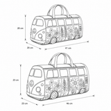 Millie – Flower Power Hippie taška