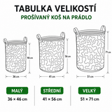 Med – Koš na prádlo se včelou