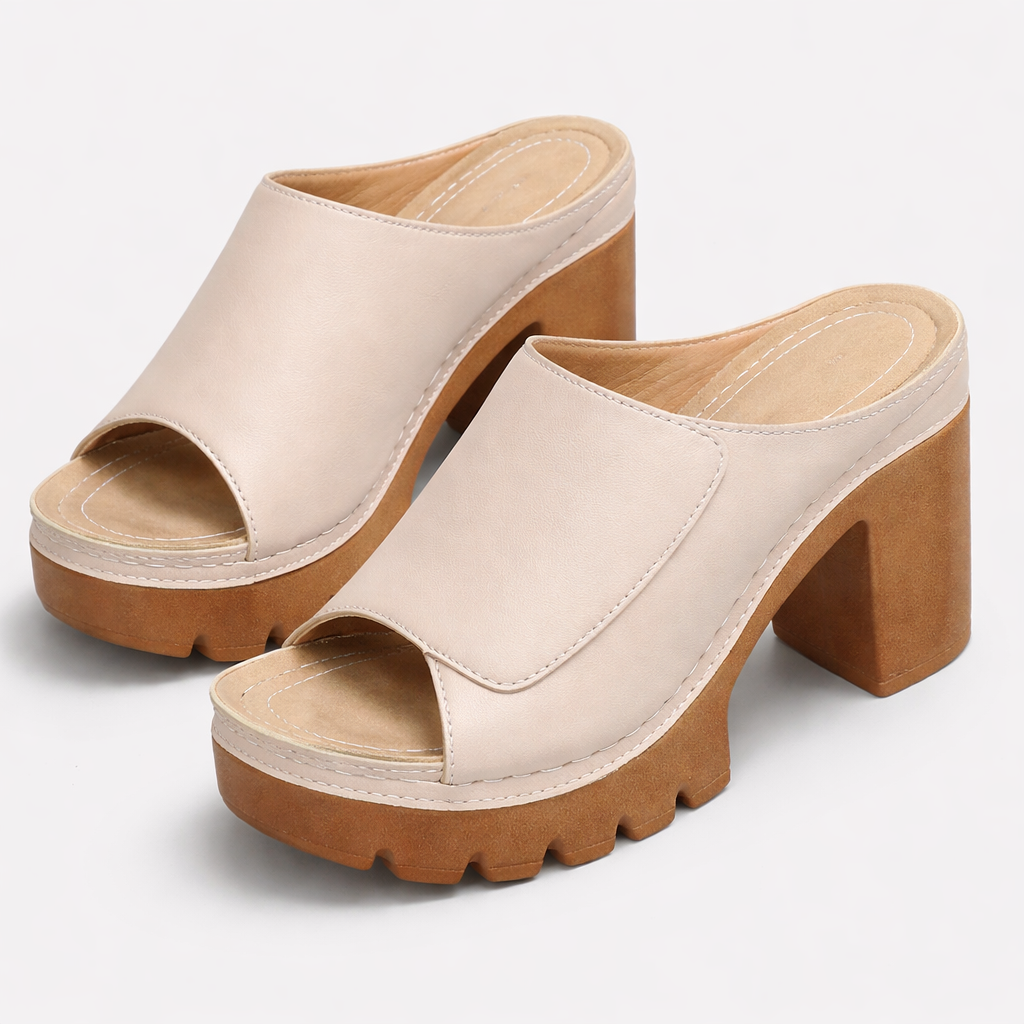 Mariela™ - Módní platformové sandály s robustními podpatky