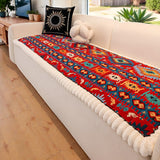 Prošívaný přehoz na pohovku s kilim vzorem