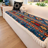 Prošívaný přehoz na pohovku s kilim vzorem