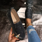 RUBEA™ - Módní třpytivé slip-on loafers pro každodenní nošení