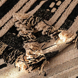 Přehoz na pohovku s boho pruhovaným vzorem