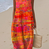 Faye| Midi šaty se západem slunce