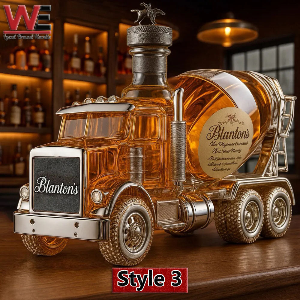 Cementová míchačka Whiskey láhev