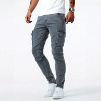 Lukáš – Moderní slim-fit cargo džíny pro každodenní styl